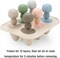 Silicone Baby Popsicle Molds – 6-Cavity Mini Breastmilk & Fruit Ice Pop Maker with Drip-Guard Handles for Teething Relief, Safe BPA-Free Infant Frozen Treats (Multicolor)